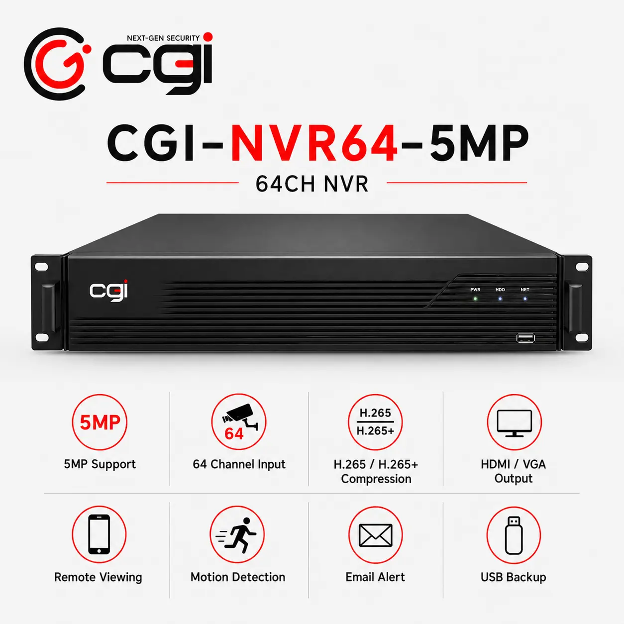 8MP 64CH NVR
